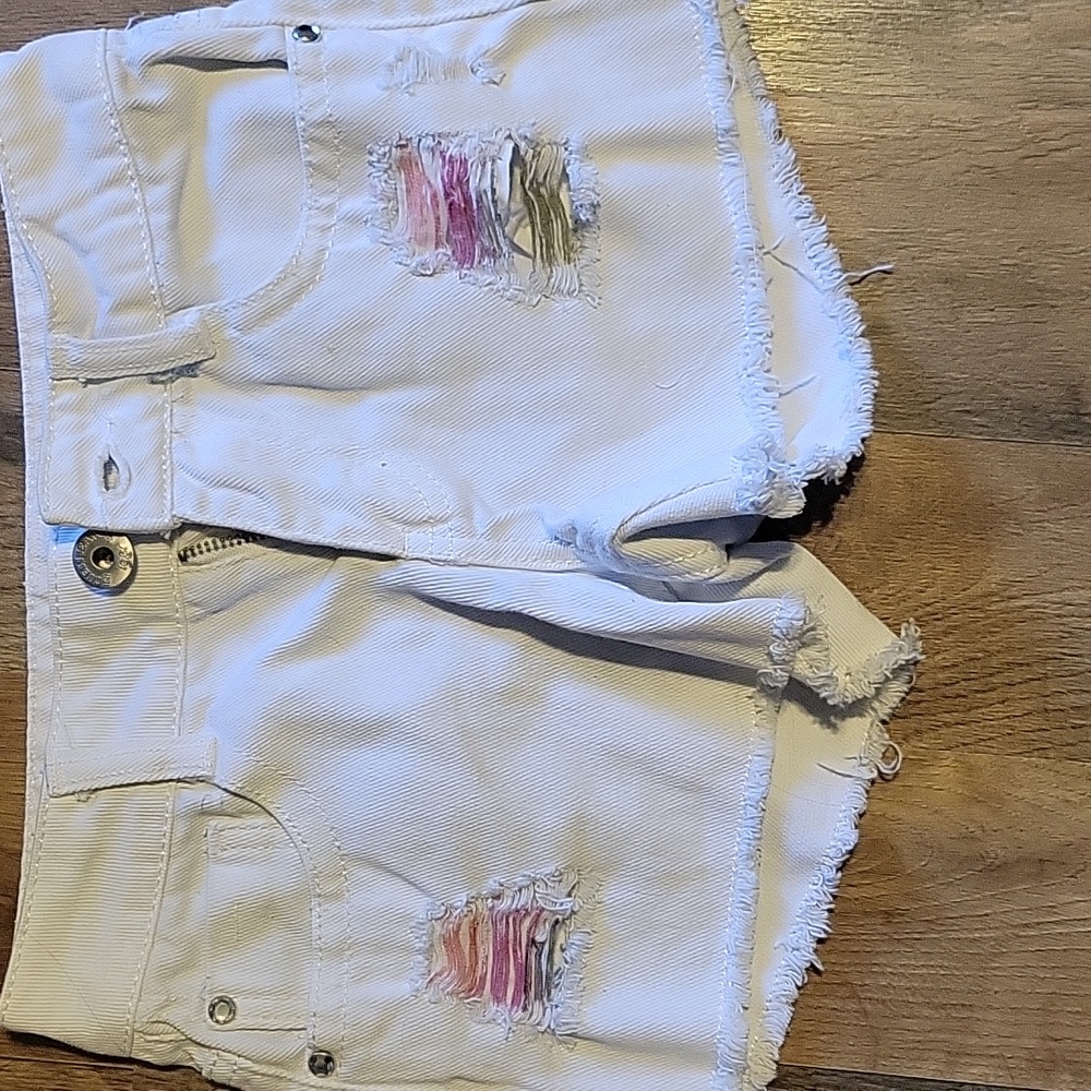 Guess Distressed Denim Shorts